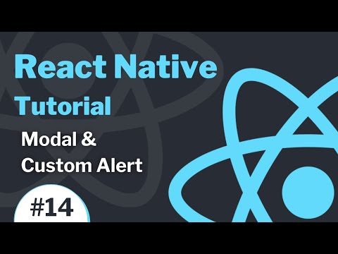 React Native Tutorial 14 2021 Modal How to Create Custom Alert with it