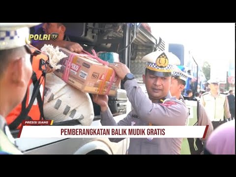 POLRES PONOROGO PEMBERANGKATAN BALIK MUDIK GRATIS