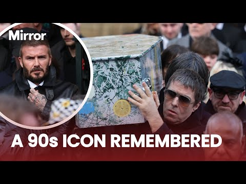 Famous faces gather for EMOTIONAL farewell to Stone Roses bassist Mani