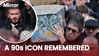 Famous faces gather for EMOTIONAL farewell to Stone Roses bassist Mani