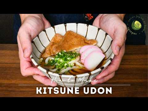 How to Make Authentic Kitsune Udon (Japanese Recipe)