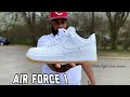 air force 1 Low white "Gum Bottom"! review plus on foot!
