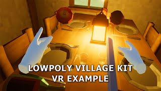 LowPoly Village Kit - VR Example