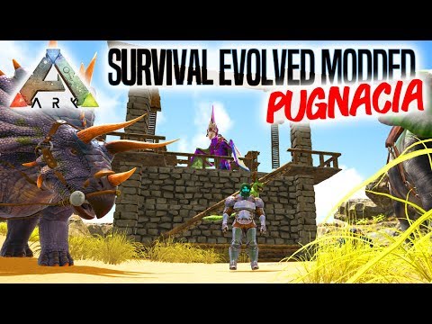 BASEN BEGYNDER! - ARK Survival Evolved Dansk Modded - Ep 3 (Pugnacia Mod Ragnarok)