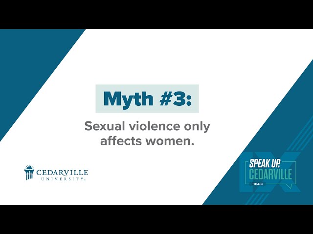 Thumbnail for video titled: Sexual Assault Awareness Month | Myth #3