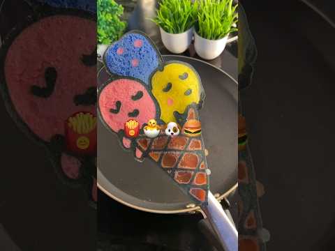 Ice cream Pancake Art