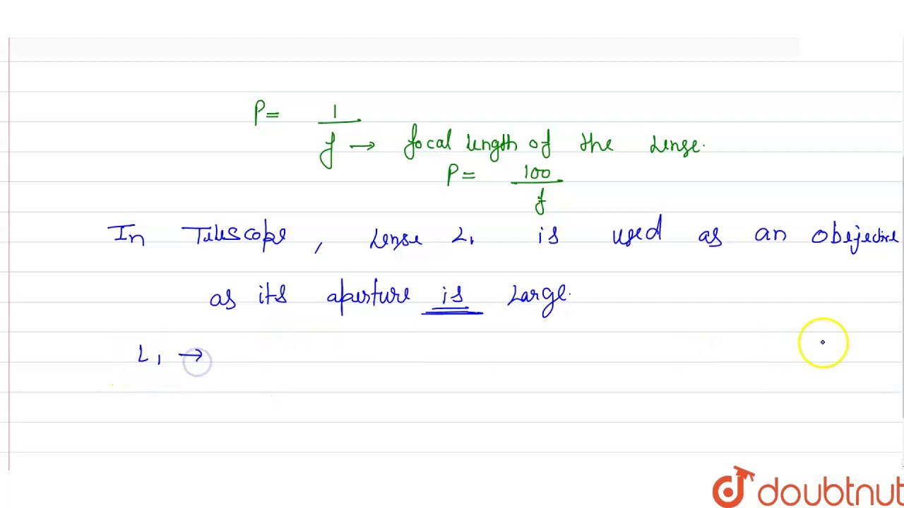 Your are given following three lense. Which two lenses will you use as an eyepiece and as an