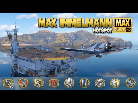 Aircraft Carrier Max Immelmann with good support on map Hotspot.