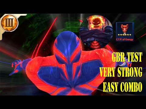 Spider-man 2099 vs Dormammu | Spider-man 2099 gbr test | Marvel Future Fight