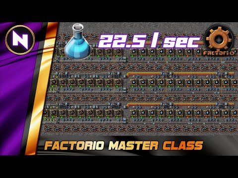 End Game Megabase CHEMICAL(BLUE) SCIENCE 22.5 / sec | Factorio Tutorial/Guide/How-to