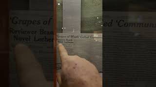 Grapes of Wrath was considered communist by the right, but not communist by the communist.