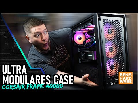 Perhaps the MOST MODULAR CASE EVER? SO MANY POSSIBILITIES! CORSAIR FRAME 4000D