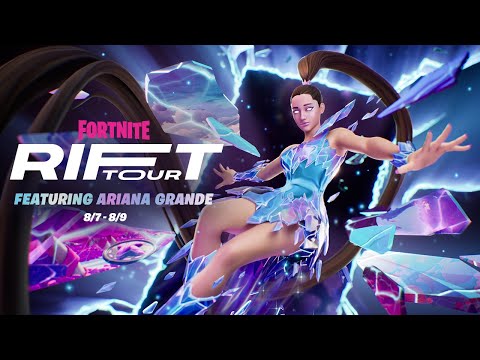 アリアナ・グランデのバーチャル似顔絵付きフォートナイト「リフトツアー」