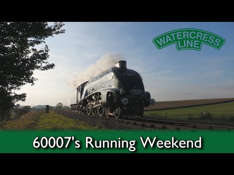 60007 'Sir Nigel Gresley' at The Watercress Line