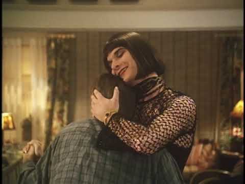 Trailer montage: hotline office chaos, Venice boardwalk, and holiday decor — all tied together by standards and score