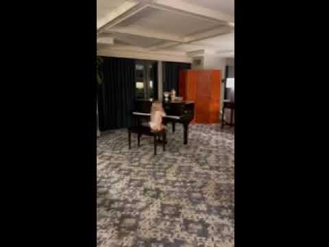 Little C's first performance.