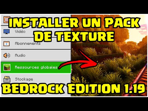 HOW TO INSTALL A TEXTURE PACK ON MINECRAFT BEDROCK 1.19?