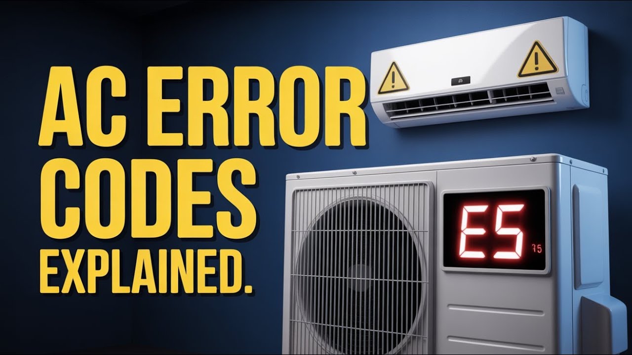 AC Error Codes Explained | Complete HVAC Troubleshooting Guide (2025)