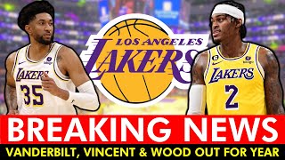 🚨JUST IN: Christian Wood, Jarred Vanderbilt & Gabe Vincent To Miss Rest Of The Season | Lakers News