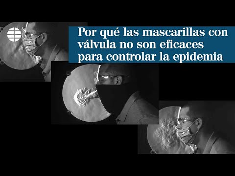 Por qué las mascarillas con válvula no son eficaces para controlar la epidemia