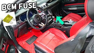 FORD MUSTANG BCM FUSE, BODY CONTROL MODULE FUSE LOCATION REPLACEMENT 2015 2016 2017 2018 2019 2020 2