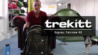 Osprey Fairview 40 / Rainforest Green (009.1602) - відео 4