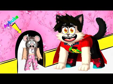 KEDİ OLDUM ve AYBÜKE'Yİ KOVALADIM! - Roblox Cat vs Mouse