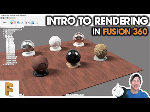 Intro to PHOTOREALISTIC RENDERING in Fusion 360 - Beginners Start Here!