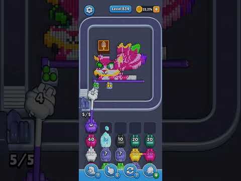 Pixel Flow Tahap 834 Walkthrough