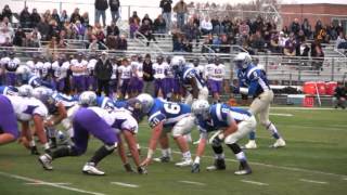 preview picture of video 'Sayreville Bombers Football vs Monroe November 10, 2012'
