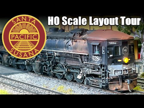 Santa Susana Model Railroad Club HO Scale Layout Tour