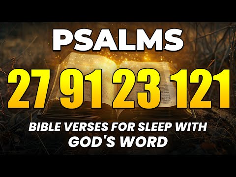 [🙏NIGHT PRAYER!] Psalm 27, Psalm 91, Psalm 23,  Psalm 121 - Bible Verses for Sleep with God's Word