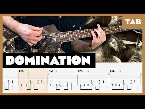 Pantera - Domination - Guitar Tab | Lesson | Cover | Tutorial