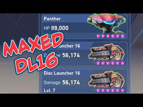 Maxed Disc Launcher 16 | Mech Arena