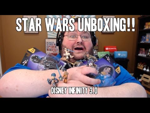STAR WARS UNBOXING OF DISNEY INFINITY 3.0