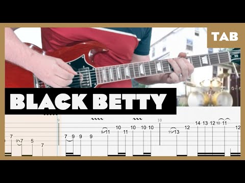 Ram Jam - Black Betty - Guitar Tab | Lesson | Cover | Tutorial