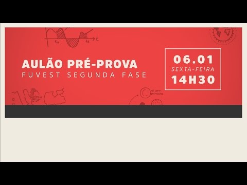 [AULÃO PRÉ-PROVA] Me Salva! 06/01 - 14h30 - FUVEST 2ª Fase: Redação
