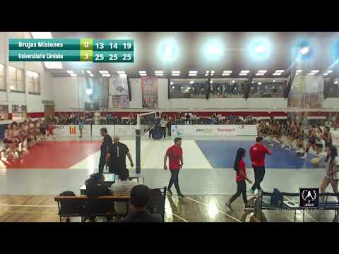 Brujas Misiones vs. Universitario Córdoba cancha 2 LNVF 2026