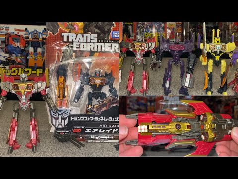 Transformers fall of cybertron Air Raid review. G1 generations FOC botcon collection comparison Mosc
