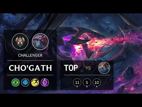 Cho'Gath Top vs Yasuo - BR Challenger Patch 9.22