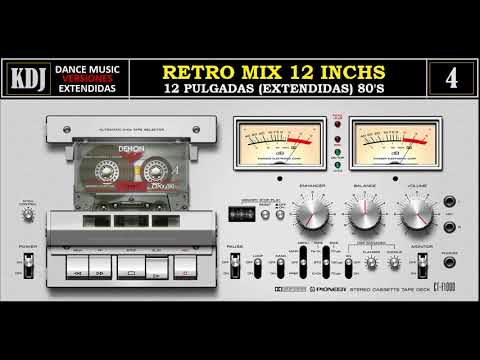 Retro 12 Inchs 12 pulgadas versiones extendidas 80s Vol 04 2021 KDJ