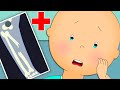 Caillou’s Broken Bone | Caillou Cartoon