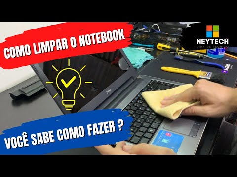 Como limpar o notebook - Você sabe limpar?