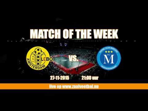 Zaalvoetbal samenvatting ASV Lebo - FC Marlène 27 november 2015