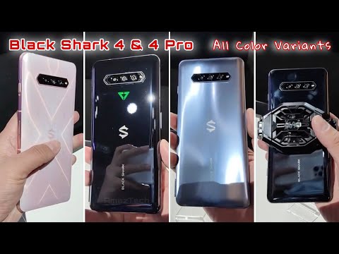 Black Shark 4 & 4 Pro All Color Variants - Live Demo ( Including Rare Sakura Pink )