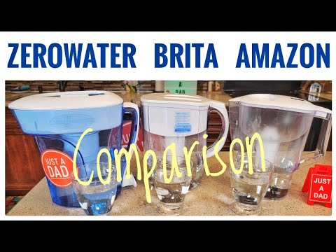 ZeroWater vs Brita vs Amazon Basics Water Filter Comparison?  Which One Filters More? TDS Meter