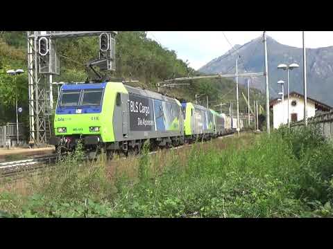 Spettacolo treni sul SEMPIONE a Domodossola, Preglia e Varzo 10-10-2020