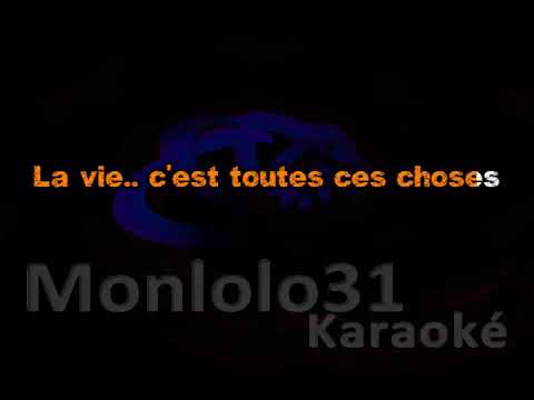 Céline Dion - toutes ces choses Karaoké