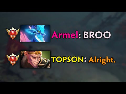 When Armel meets against Topson on MID! 🔥