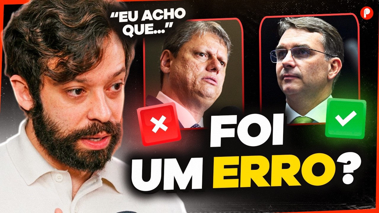 É POR ISSO QUE O BOLSONARO ESCOLHEU O FLÁVIO E NÃO O TARCÍSIO (isso pode custar a direita)